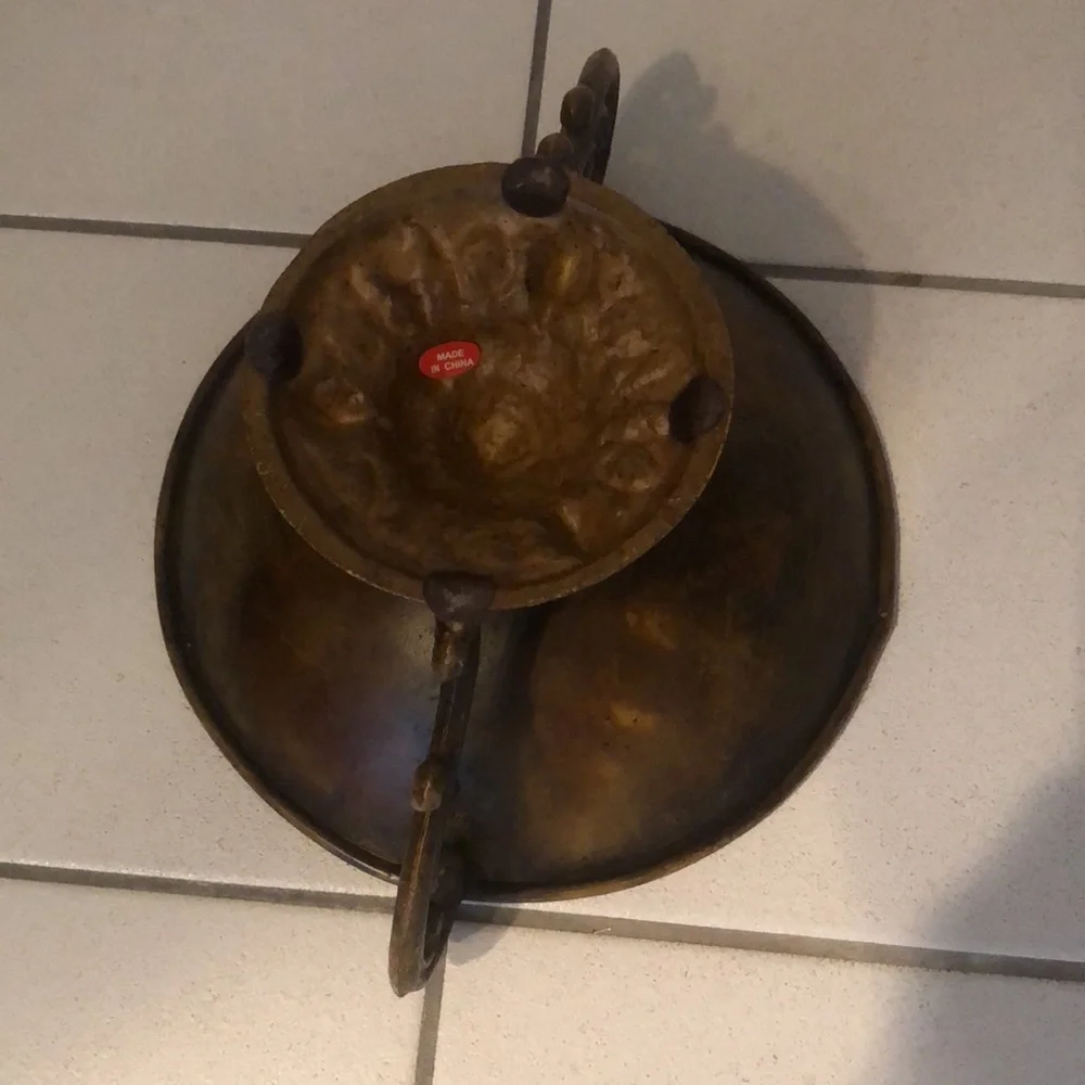 Cool Metal Accent Bowl - Picture 6 of 7